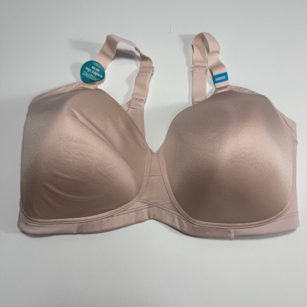 Women's Vanity Fair Beige Full Coverage Bra 40D